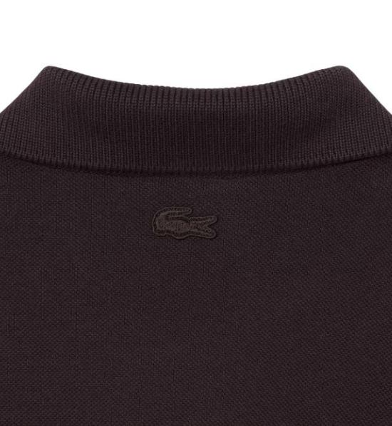 26SS 라코스테 폴로 티셔츠 PH0034 3LA MARRONE BROWN - LACOSTE