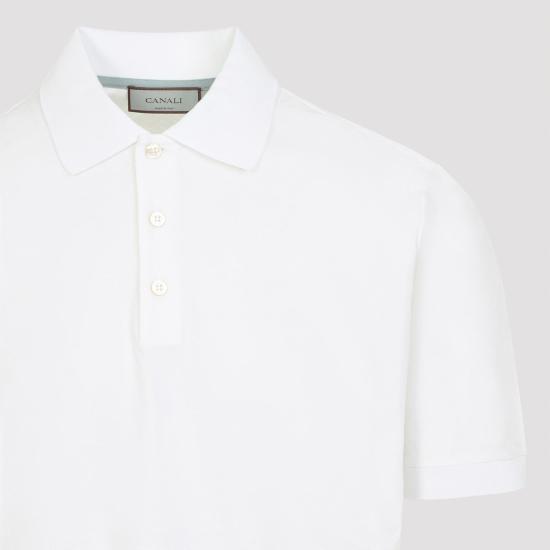 26SS 카날리 폴로 티셔츠 T0910 MJ02441 1 WHITE - CANALI