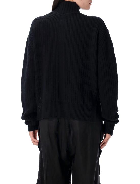 25FW 릭 오웬스 니트웨어 RP02E4648KWV 09 BLACK - RICK OWENS