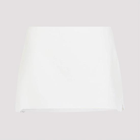 25FW 미우미우 스커트 MG2472SOOO 17LV F0304 AVORIO WHITE - MIU MIU