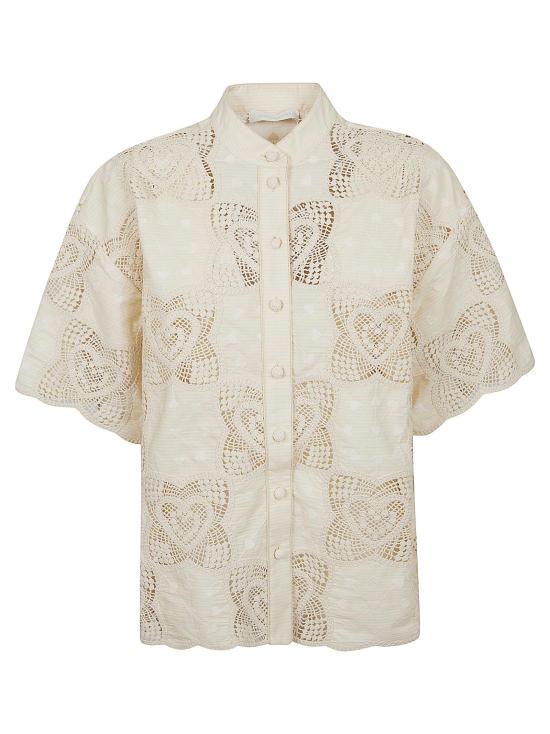 26SS 짐머만 셔츠 5894TRS262 CRMIV CREAM IVORY NUDE NEUTRALS - ZIMMERMANN