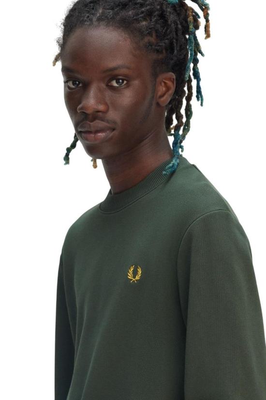  프레드페리 긴팔 티셔츠 M7535 X89 VERDE GREEN - FRED PERRY