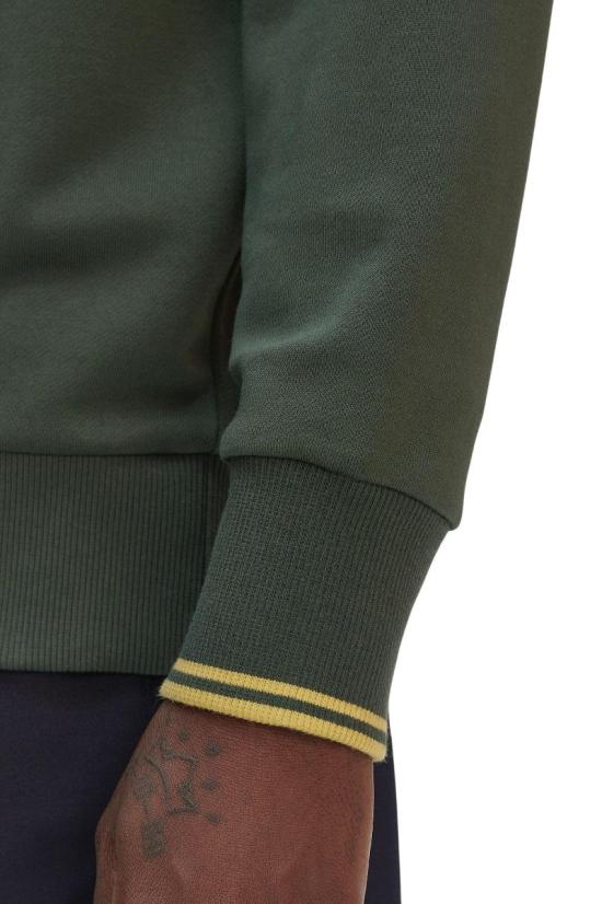  프레드페리 긴팔 티셔츠 M7535 X89 VERDE GREEN - FRED PERRY