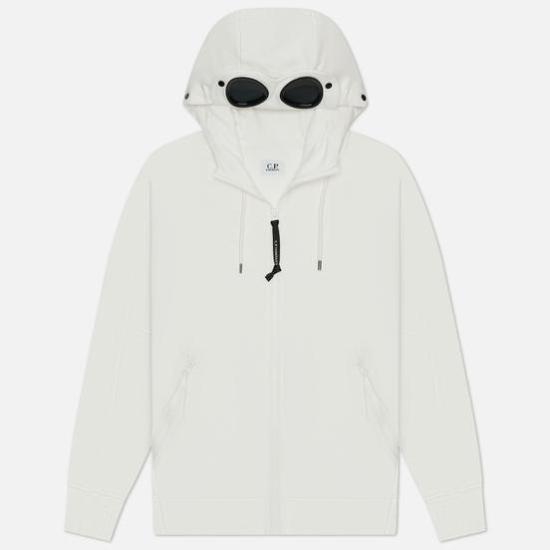 26SS 씨피 컴퍼니 다이애그널 레이즈드 플리스 고글 스웨트셔츠 RCCMSS715A005086W 103 WHITE - C.P. COMPANY