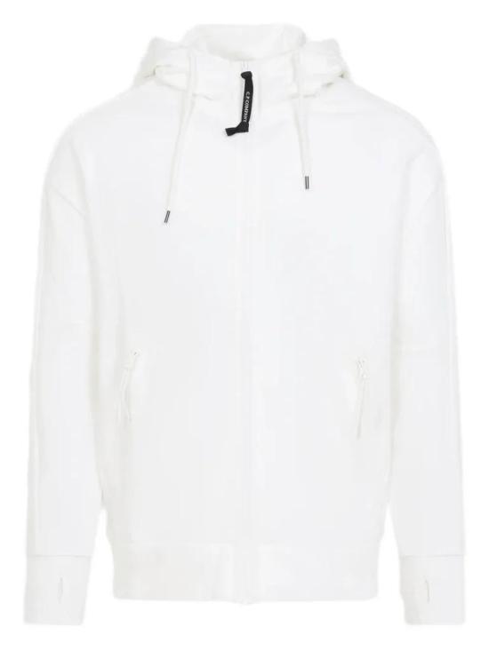 26SS 씨피 컴퍼니 다이애그널 레이즈드 플리스 고글 스웨트셔츠 RCCMSS715A005086W 103 WHITE