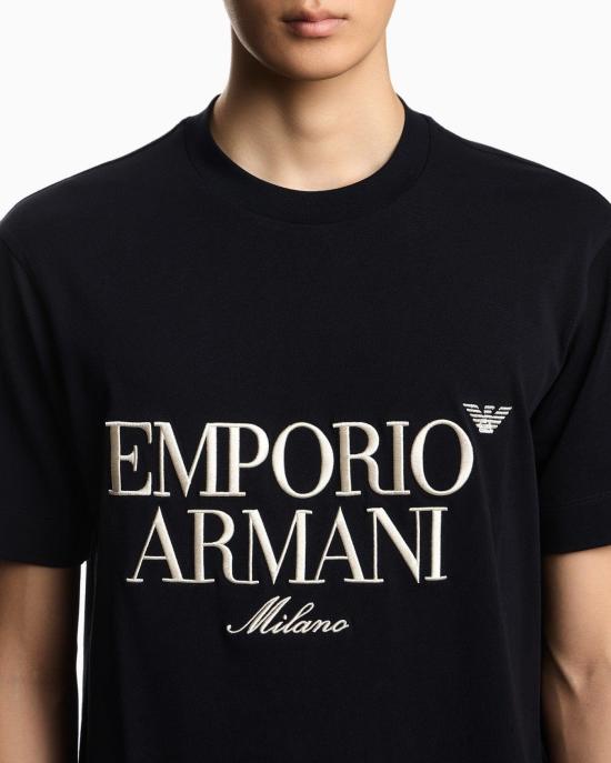 26SS 엠포리오 아르마니 폴로 티셔츠 EM005359 AF13715 118 BLUE NAVY - EMPORIO ARMANI