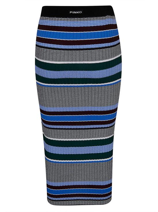 26SS 핑코 스커트 106365 A355 ZEA NERO AZZURRO BLACK - PINKO