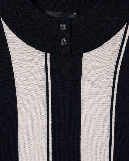 26SS 엠포리오 아르마니 긴팔 티셔츠 EM004405 AF23427 069 NAVY LIGHT BEIGE - EMPORIO ARMANI