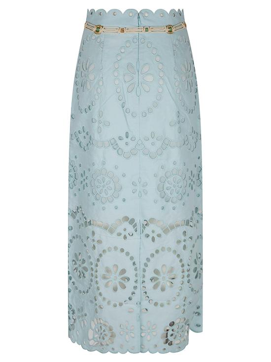 26SS 짐머만 스커트 6179SRS261 MIT MINT BLUE - ZIMMERMANN