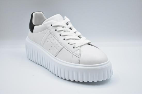 25SS 호간 로퍼 HXW6450FO70LE99997 BIANCO NERO WHITE - HOGAN