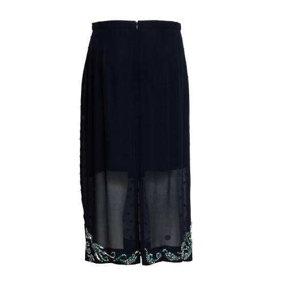 25FW 드리스 반 노튼 스커트 0108702314 509 NAVY - DRIES VAN NOTEN