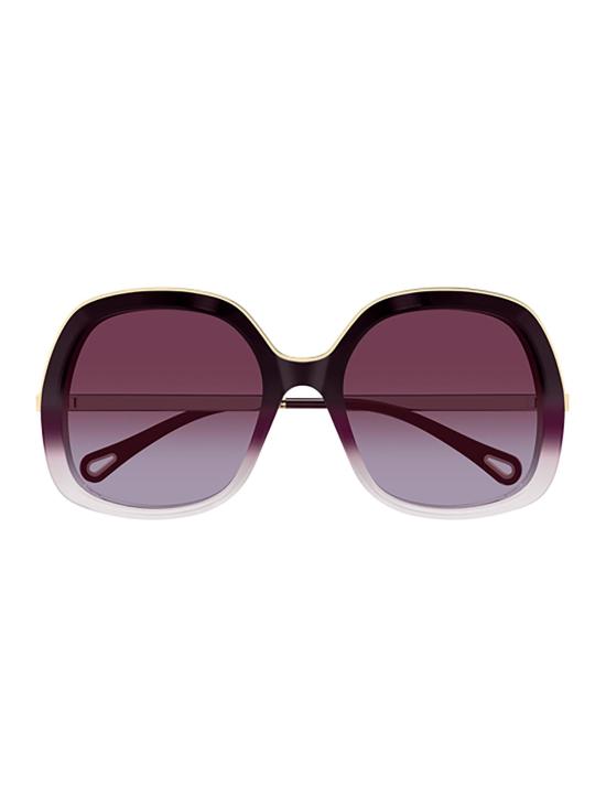 26SS 끌로에 선글라스 CH0327S 007 BURGUNDY GOLD RED