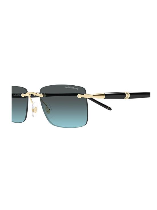 26SS 몽블랑 선글라스 MB0344S 010 GOLD BLACK BLUE METALLIC - MONTBLANC