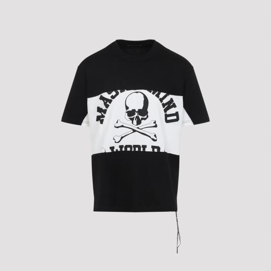 26SS 마스터마인드 폴로 티셔츠 MW26SE1TS026 019 BLACK WHITE BLACK - MASTERMIND