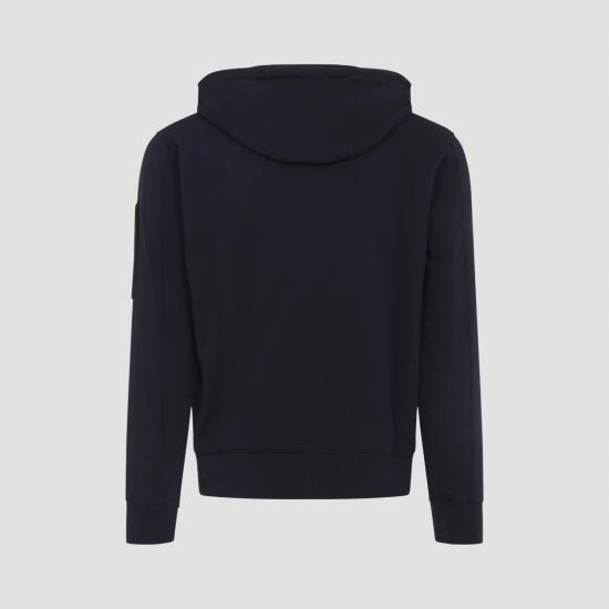 26SS 씨피 컴퍼니 집 후드 렌즈 스웨트셔츠 20CMSS081A 002246G 888 TOTAL ECLIPSE BLUE - C.P. COMPANY