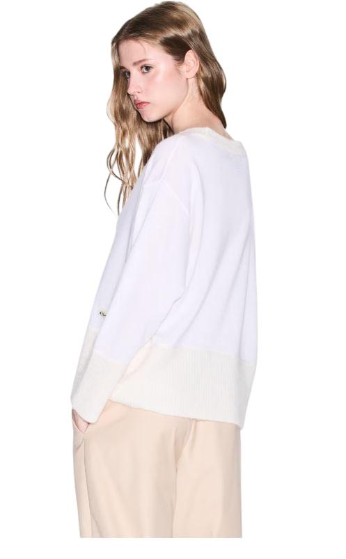 25FW 알마니 스웨터 XW000772 U1003 PANNA CREAM - ARMANI