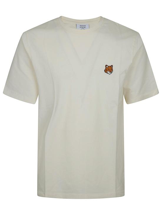 26SS 메종키츠네 폭스 헤드 레귤러 티셔츠 PM00107KJ7026 0063 NOBLE BEIGE NUDE NEUTRALS