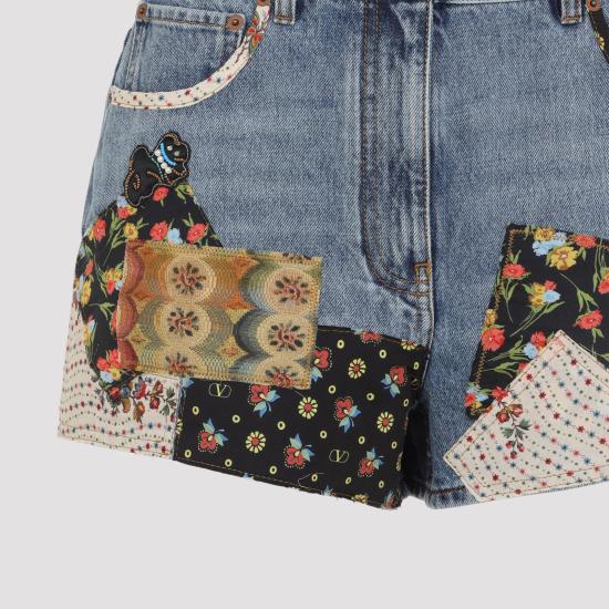 26SS 발렌티노 가라바니 숏팬츠 8B3DD2AW9YB 558 MEDIUM BLUE DENIM - VALENTINO GARAVANI