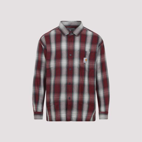 26SS 칼하트 WIP 롱슬리브 할린 셔츠 I0359543I2XX03 HARLIN CHECK CHILI PEPPER MULTICOLOUR - CARHARTT WIP