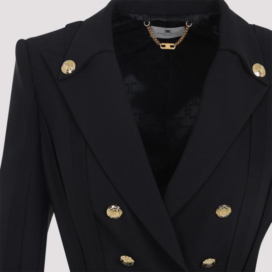 26SS 엘리자베타프랜치 자켓 GI21861E2 110 NERO BLACK - ELISABETTA FRANCHI