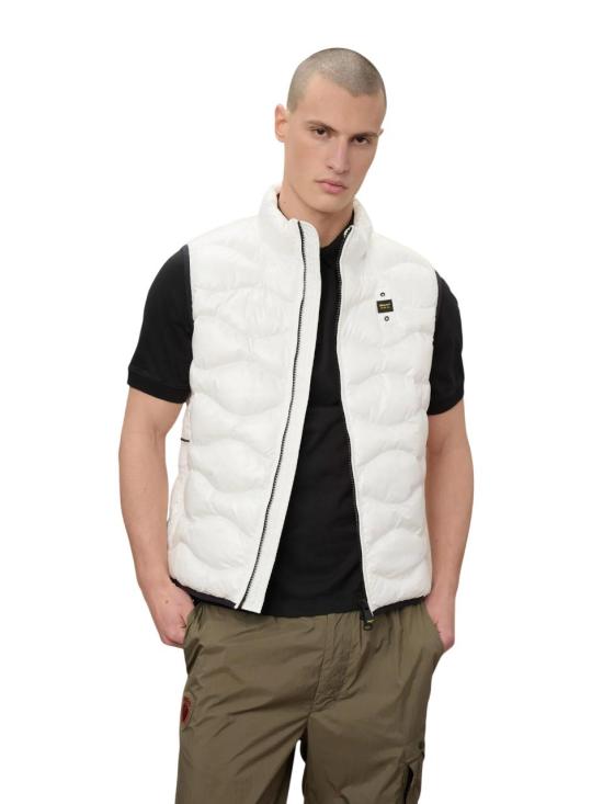 26SS 블라우어 패딩 조끼 26SBLUX02184 100 BIANCO WHITE - BLAUER