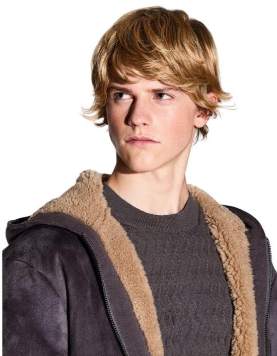 25FW 알마니 긴팔 티셔츠 XM001560 F8034 BEIGE - ARMANI