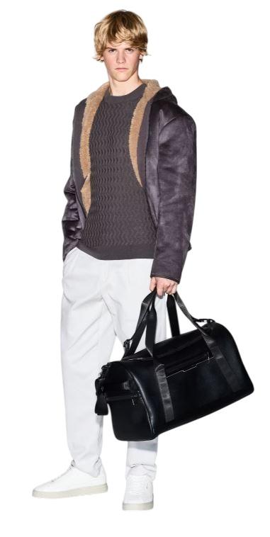 25FW 알마니 긴팔 티셔츠 XM001560 F8034 BEIGE - ARMANI