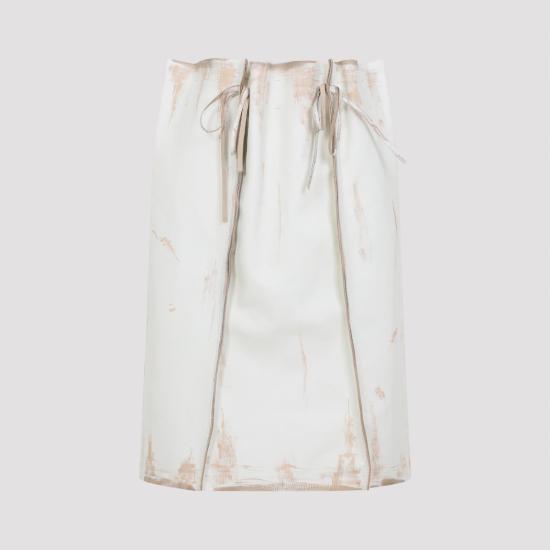 25FW 프라다 스커트 51928SOOO 18DD F0009 BIANCO WHITE - PRADA