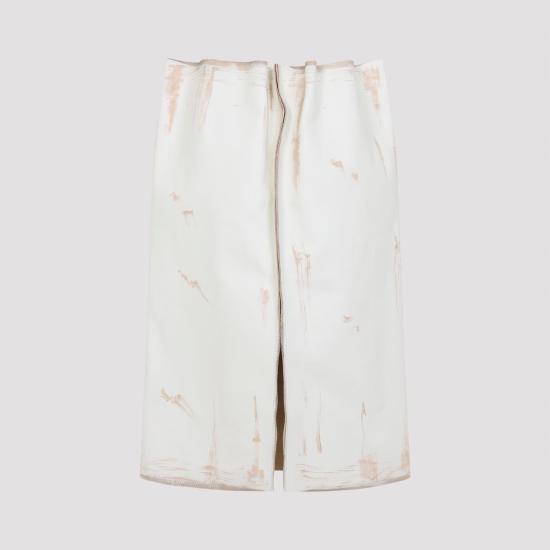 25FW 프라다 스커트 51928SOOO 18DD F0009 BIANCO WHITE - PRADA