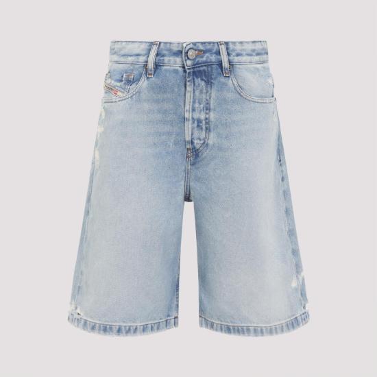 26SS 디젤 숏팬츠 A14051 007DM 01 DENIM BLUE - DIESEL