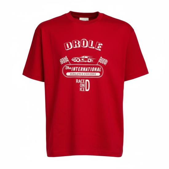 25FW 드롤드무슈 폴로 티셔츠 ITS279CO195 RD RED