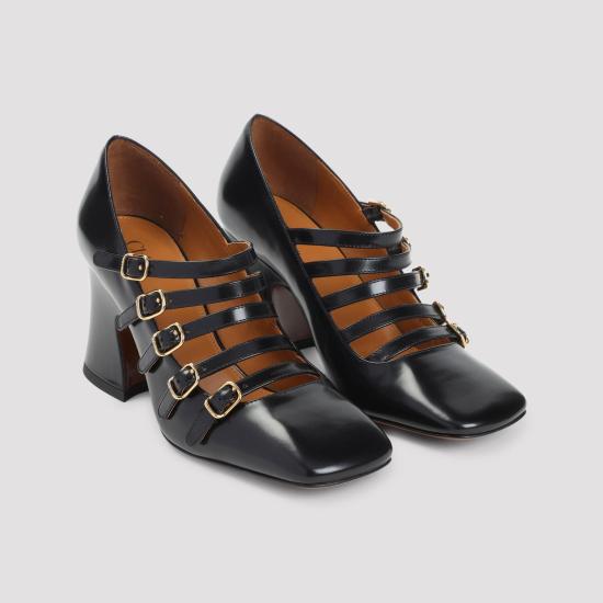 25FW 끌로에 힐/펌프스 CHC25A11COL 001 BLACK - CHLOE