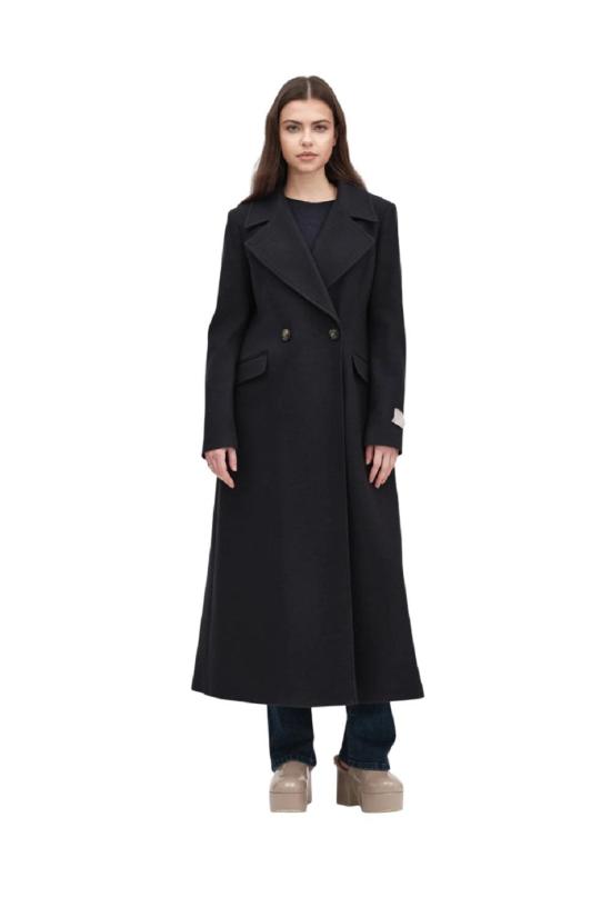 25FW 화이트 와이즈 코트 20460 NERO BLACK