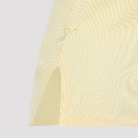 26SS 자크뮈스 반팔 티셔츠 TSW00559AJ00103 210 LIGHT YELLOW YELLOW ORANGE - JACQUEMUS