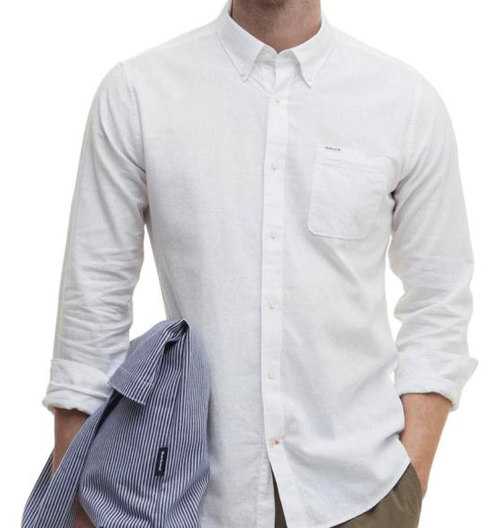 26SS 바버 셔츠 MSH5090 MSHWH11 CLASSIC WHITE - BARBOUR