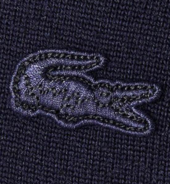  라코스테 메리노울 크루넥 스웨터 AH1969 166 BLU BLUE - LACOSTE