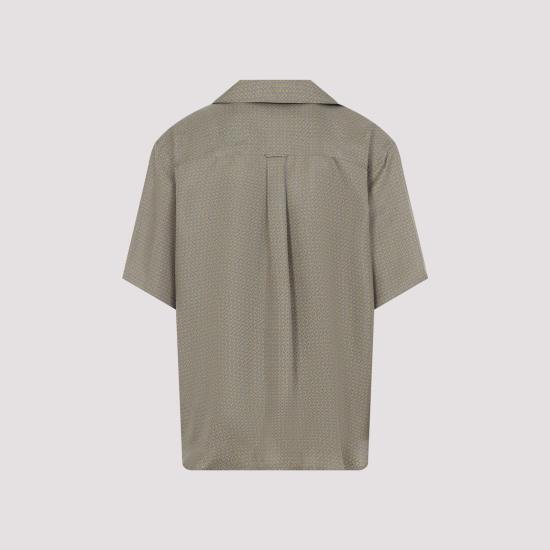 26SS 생로랑 셔츠 860621 Y2N62 7068 JAUNE GRIS GREEN - SAINT LAURENT