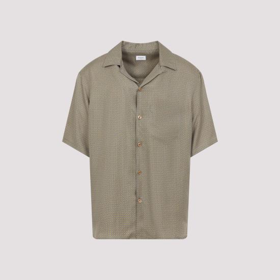 26SS 생로랑 셔츠 860621 Y2N62 7068 JAUNE GRIS GREEN - SAINT LAURENT