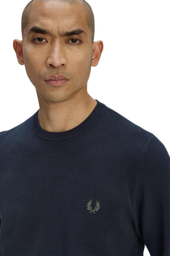 25FW 프레드페리 긴팔 티셔츠 K1309 608 BLU BLUE - FRED PERRY