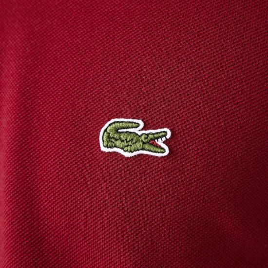  라코스테 클래식 롱슬리브 폴로 셔츠 L1312 476 BORDEAUX - LACOSTE