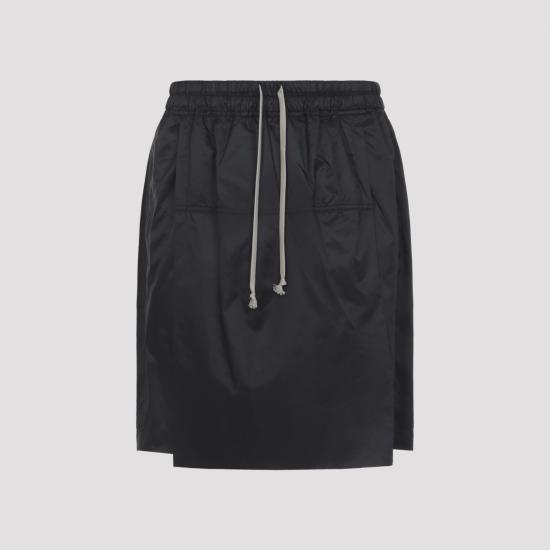 26SS 릭오웬스 몽클레어 스트레이트 팬츠 MU01F2B01 M8114 999 BLACK - RICK OWENS MONCLER