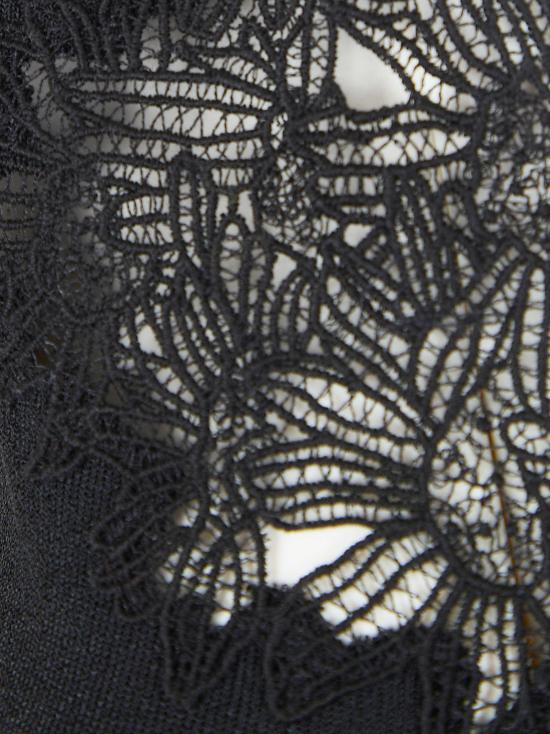 26SS 에르마노 설비노 탑 D485L361 APIKX 95708 BLACK - ERMANNO SCERVINO