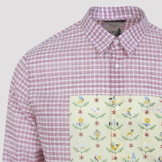 26SS 프라다 셔츠 UCN627SWMO 18WT F0011 ROSSO RED - PRADA