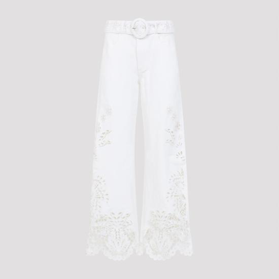 26SS 팜 리오 스트레이트 팬츠 349731 L0025 OFF WHITE - FARM RIO