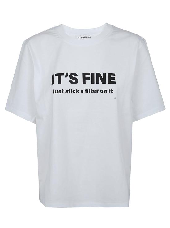 26SS 빅토리아 베컴 반팔 티셔츠 1126JTS 007232A 6 WHITE - VICTORIA BECKHAM