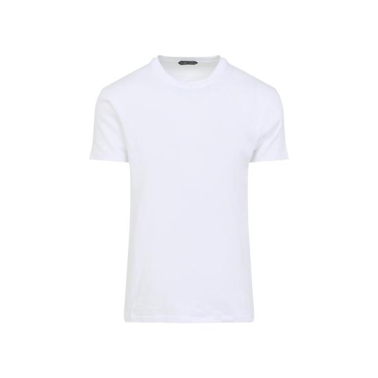 26SS 톰포드 폴로 티셔츠 JCS032 JMC111 WAA OPTICAL WHITE