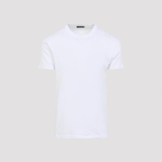 26SS 톰포드 폴로 티셔츠 JCS032 JMC111 WAA OPTICAL WHITE - TOMFORD