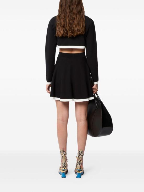 26SS 니나리찌 니트웨어 26PMCR001ML0596 M1318 BLACK - NINA RICCI