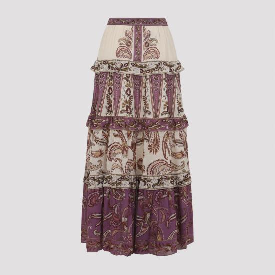 26SS 팜 리오 스커트 344137 26029 DELICATE AINIKA SAND MULTICOLOUR - FARM RIO