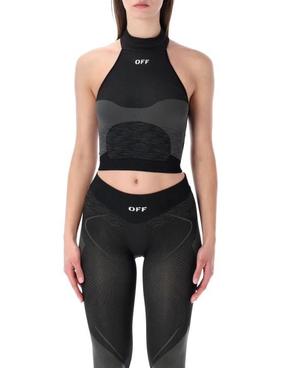 26SS 오프화이트 탑 OWVO05RS26KNI001 1001 BLACK